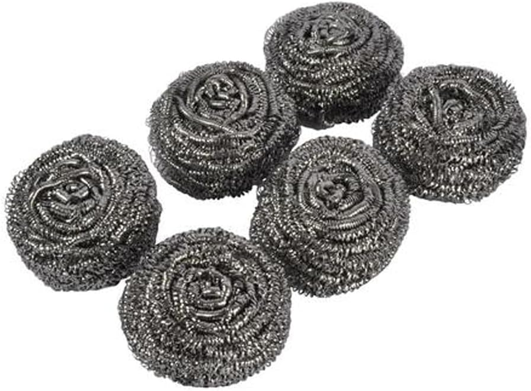 Sedona Stainless Steel Cleaning Scourers 6-Piece