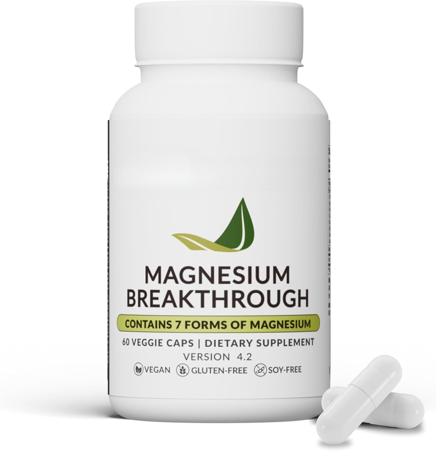 Magnesium Breakthrough Complex Supplement with 7 Forms of Mg: Natural Support for Sleep and Cognitive Function -Calming Vitamins image number 3