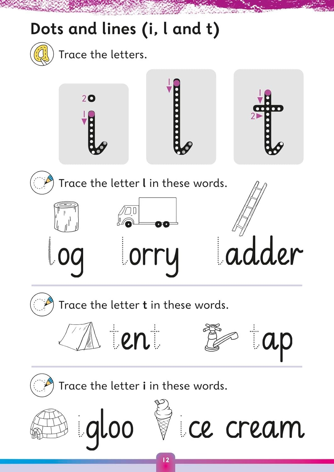 Progress with Oxford: Writing Letters Age 4-5 Book/Stickers image number 2