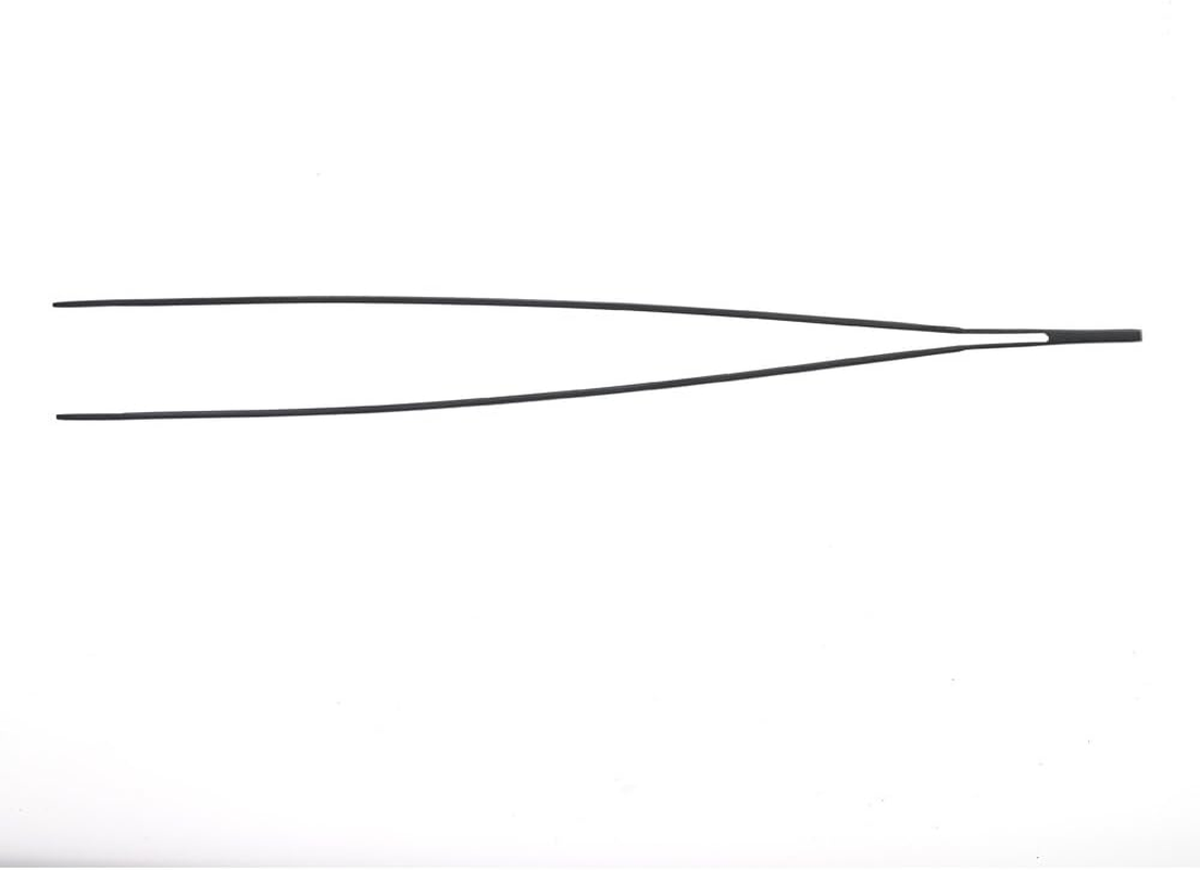 Mercer Culinary M35230BK Straight Precision plus Chef Plating Tong, 9-3/8 Inch, Black image number 2