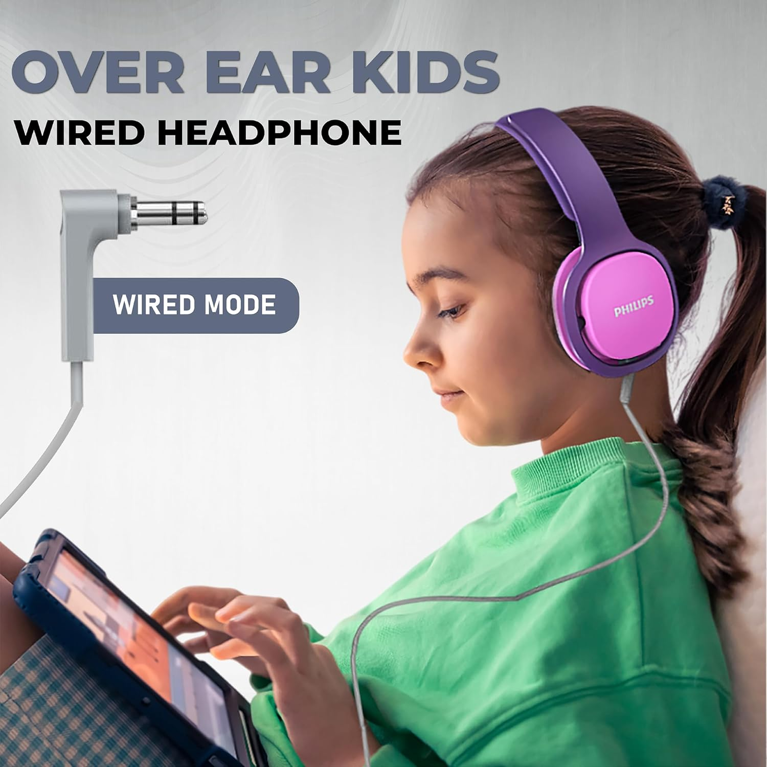 Philips SHK2000PK Kids Over-Ear Noise-Isolating Headphones, Maximum Volume Limited - Pink image number 5