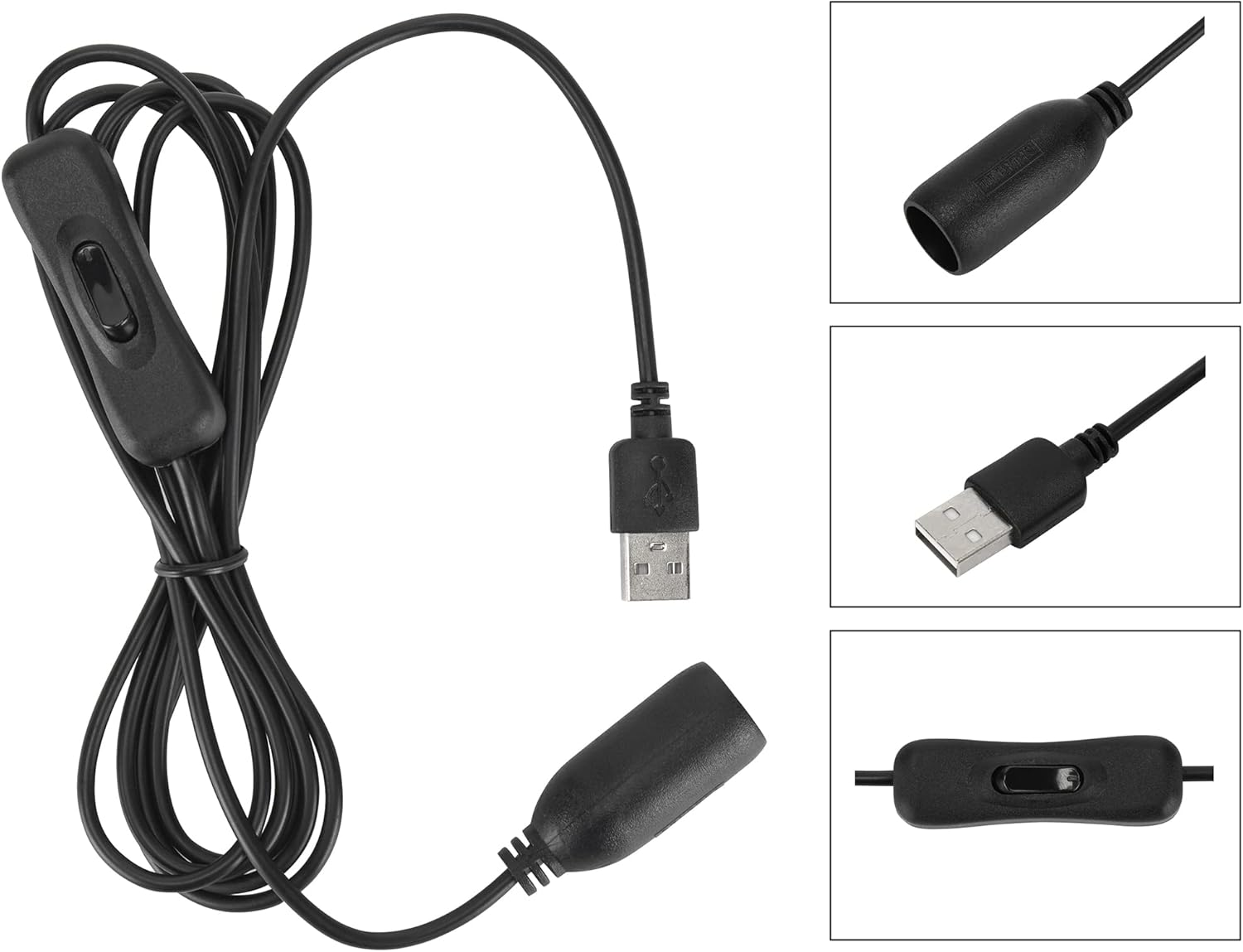 Gutreise 5 V USB to E14 Socket, 2 X E14 LED Bulbs, 5 V-6 V Lamps for Table Lamp, Ceiling, Christmas Star, Home Decoration image number 5