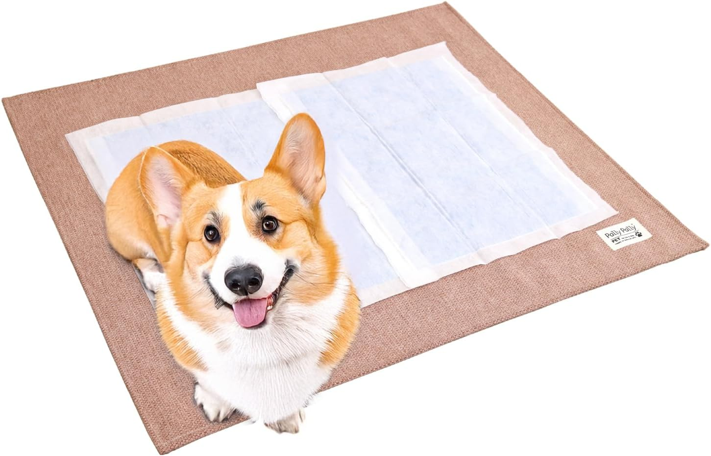 Sanbelm TU38601 Toilet Mat for Dogs and Cats, Pallypets Pet Water Repellent, Day 39.4 Inches (100 Cm) (Folded), Pink, Approx. 39.4 X 33.9 Inches (100 X 86 Cm), Water Repellent, Water Absorbent image number 2