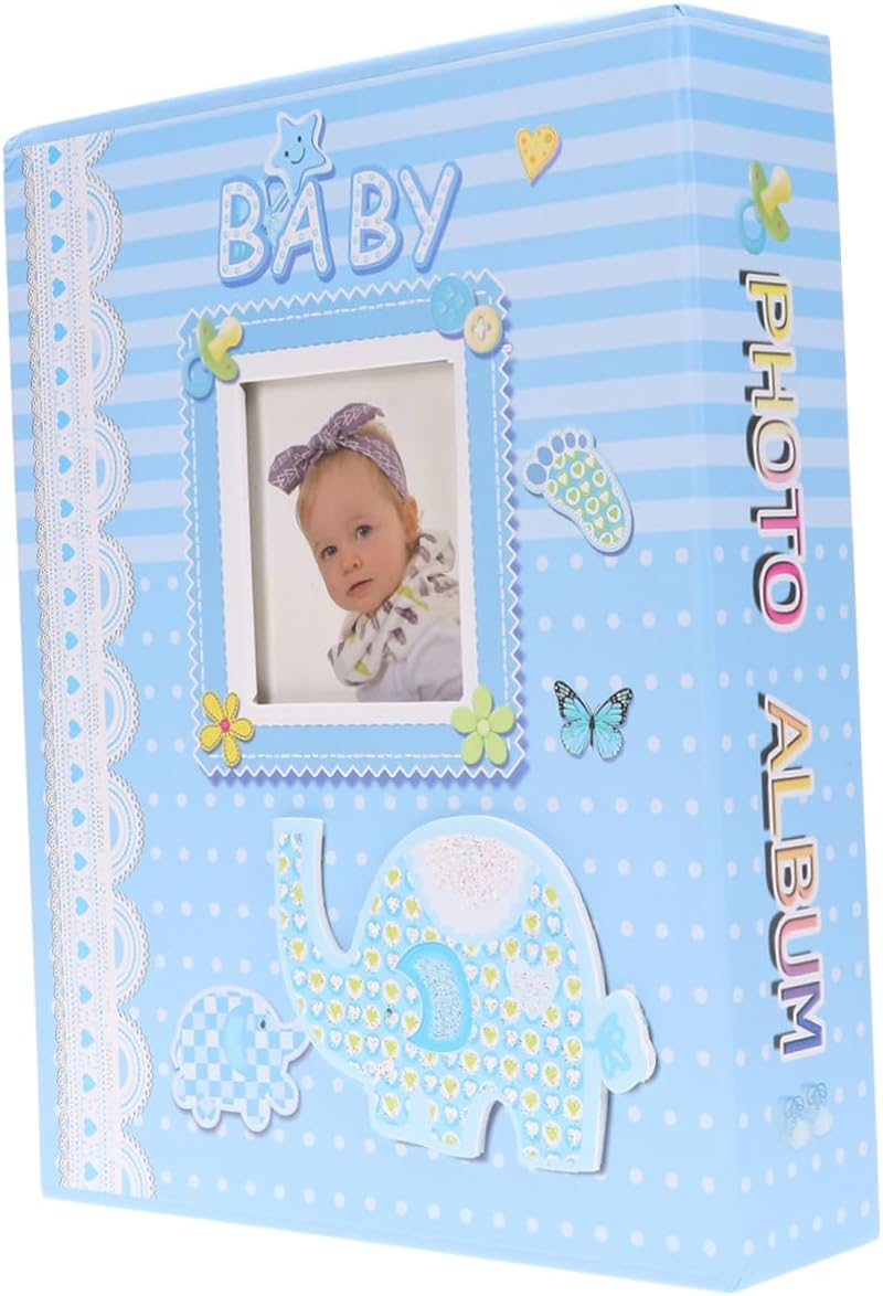 Picture Album Photo Book Pages Interstitial Albums Safe for Boys and Girls Newborn Photo Display image number 5