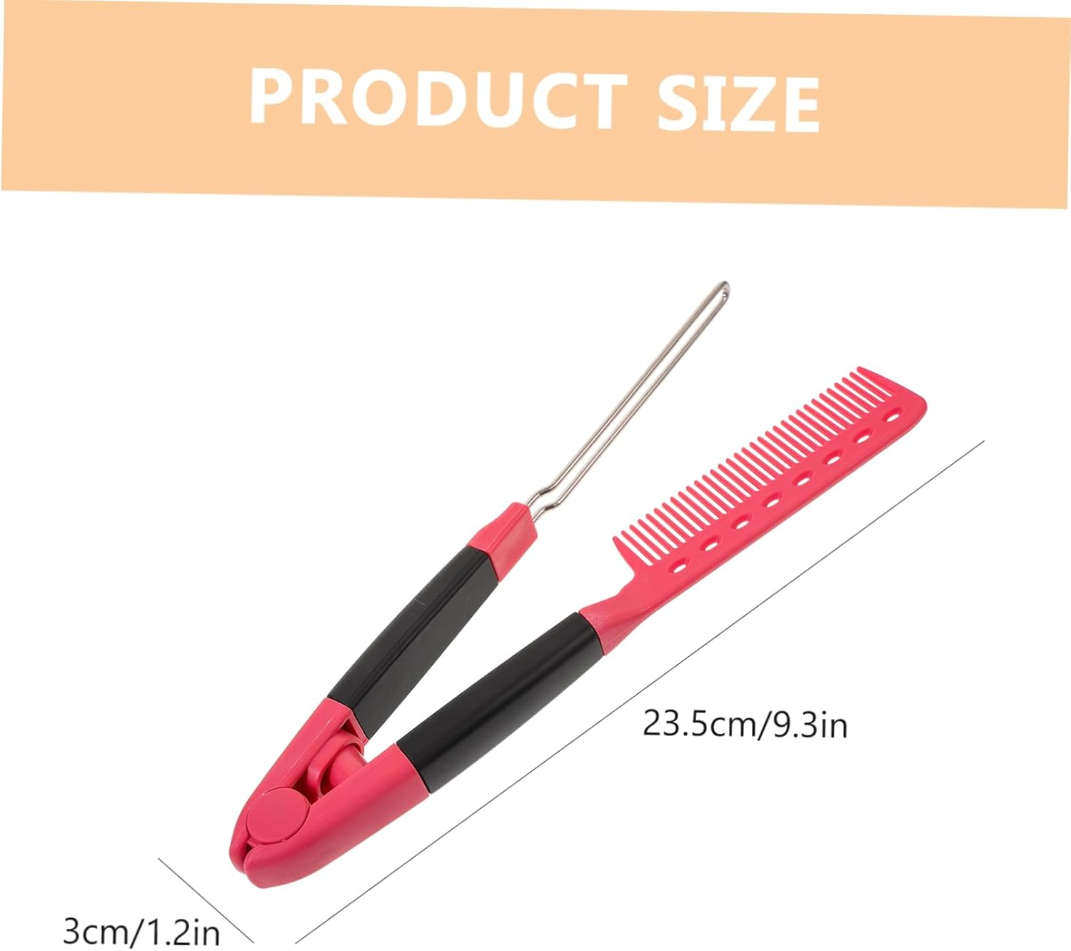 LOLIPPYY Hair Straightener Comb Tool Shaped Design Comfortable Grip Skin-Friendly Material Stylish and Elegant for Easy Hairstyling the Go image number 6