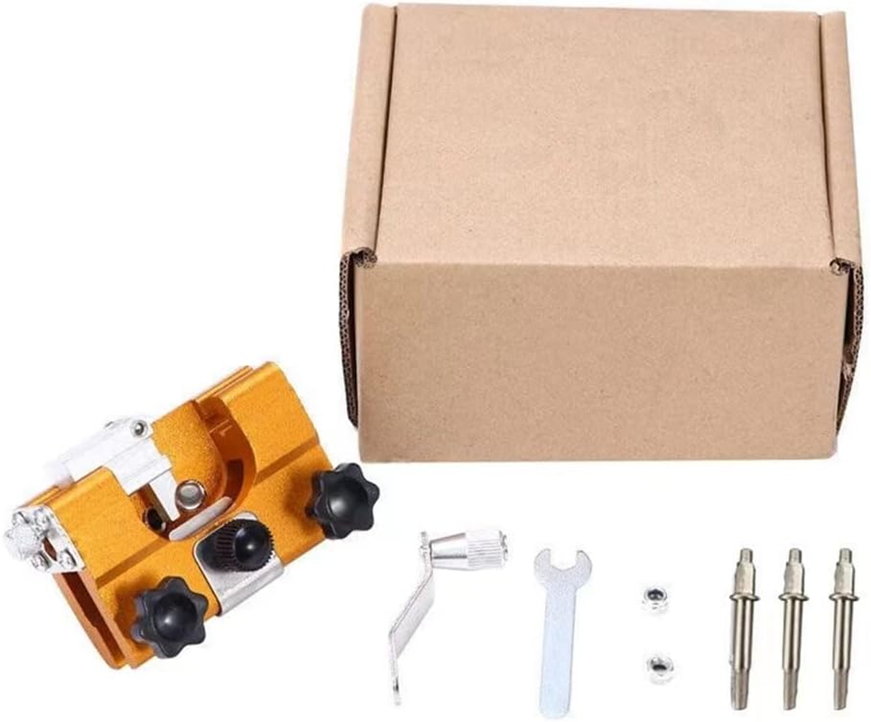 Upgrade Chainsaw Chain Sharpening Jig, Chain Saw Blade Sharpener Kit, Portable Hand Crank with 3Pc Grinding Rod, Suitable for 10-20" Chain Saws image number 3