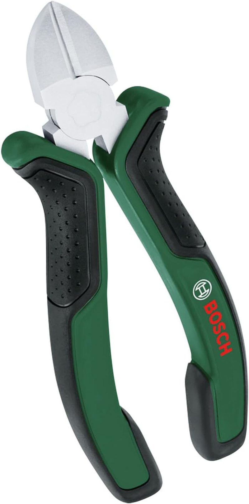 Bosch Diagonal Side Cutters 160 Mm (Precise and Stable Induction Hardened Blades; Nickel-Plated Surface for Increased Rust Resistance; Ergonomic Design with Soft Grip) image number 3