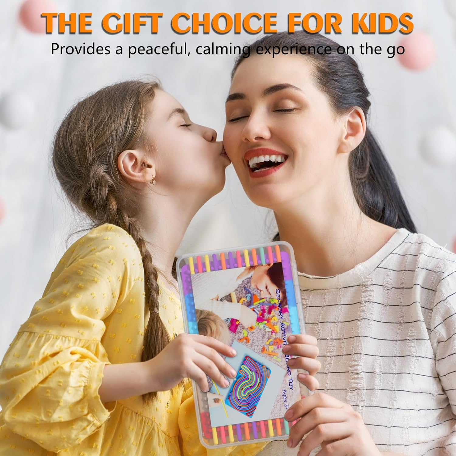 Sensory Fidget Toys for Kids Toddler Boys ,Sensory Activity Board for Stress Anxiety Autistic ADHD, Calm down Travel Airplane Essentials Toy for 3+ Year Old, Stuffers Gifts for Teens Girls image number 6