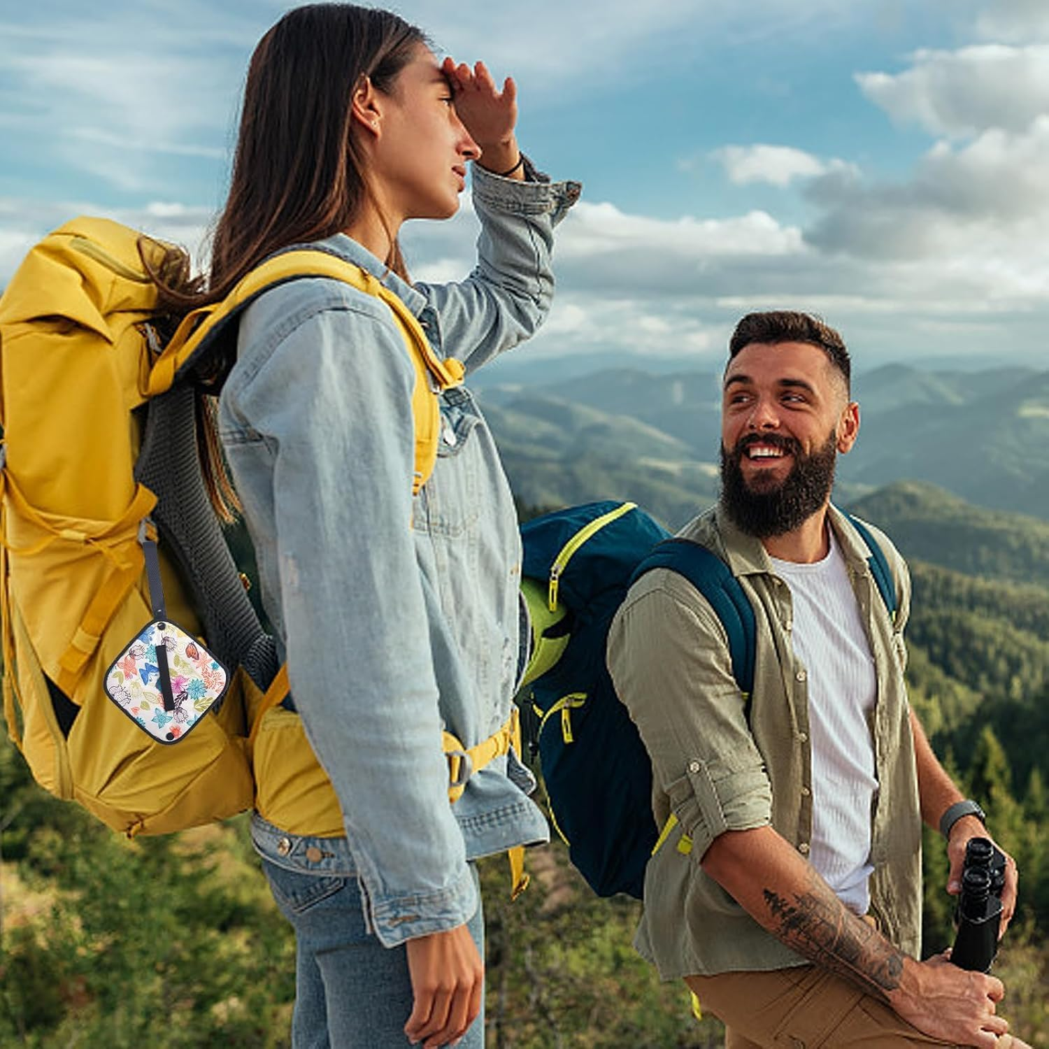 Pee Cloth for Women Hiking - Reusable Pee Rag, Soft Absorbent Washable Eco-Friendly Toilet Paper Alternative, Hygienic Female Urination Solution for Camping, Travel Essentials image number 2