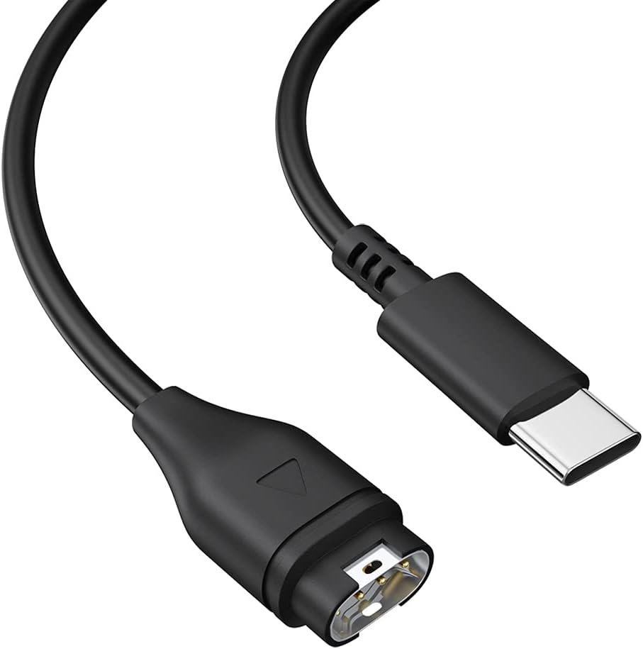 AWINNER Charger Cable Compatible for Garmin Fenix 6 6S 6X Pro Sapphire,Fenix 5 5S 5X Plus,Forerunner 935 945 45 45S 245,Approach S10 S40 S60 X10,Quatix 5 Sapphire,Vivoactive 3 4C 4S,Vivomove 3 3S Usbc image number 6