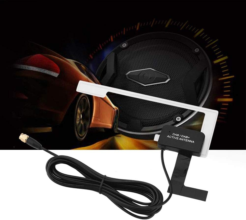 Car Antenna,Richre-R DAB Digital Car Radio Aerial Antenna with Glass Mount SMA Male Plug image number 1