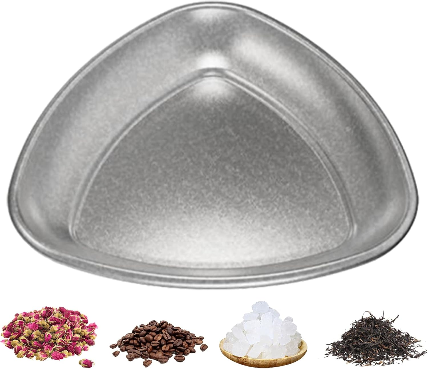 Coffee Bean Dispenser Cup | Stainless Steel Measuring Tray | Multifunctional Portable Spoon for Coffee Beans, Tea Leaves, Bath, Flour and Nuts | Accessory image number 4