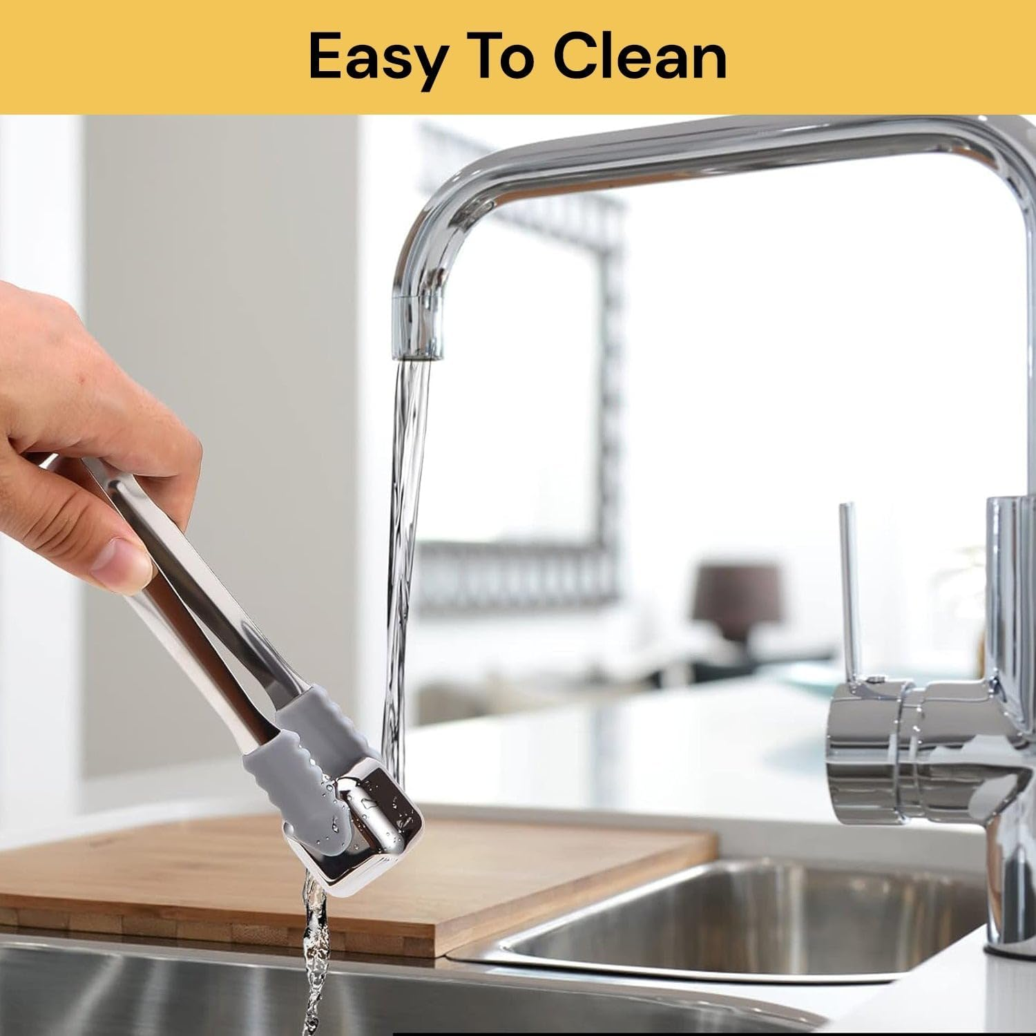 EZONEDEAL Stainless Steel Chilling 8Pcs Cubes Reusable Ice Cube Whiskey Stones for Drinks with Ice Tongs and Freezer Storage Tray Beverage Chilling Rocks Gift Sets for Man, Friends Whiskey Lovers image number 5