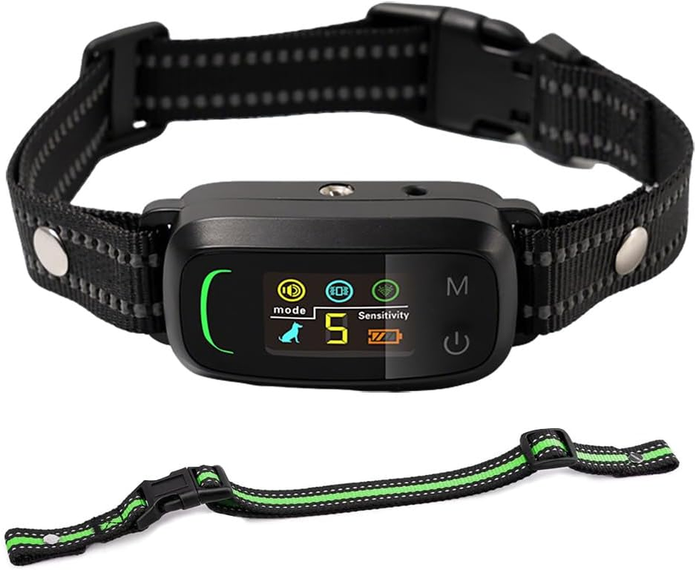 Leona Co anti Bark Collar for Dogs - Adjustable Training Collar with Beep, Vibration, Spray Modes - Rechargeable, IP65 Waterproof - 5 Sensitivity Levels for Small to Large Dogs