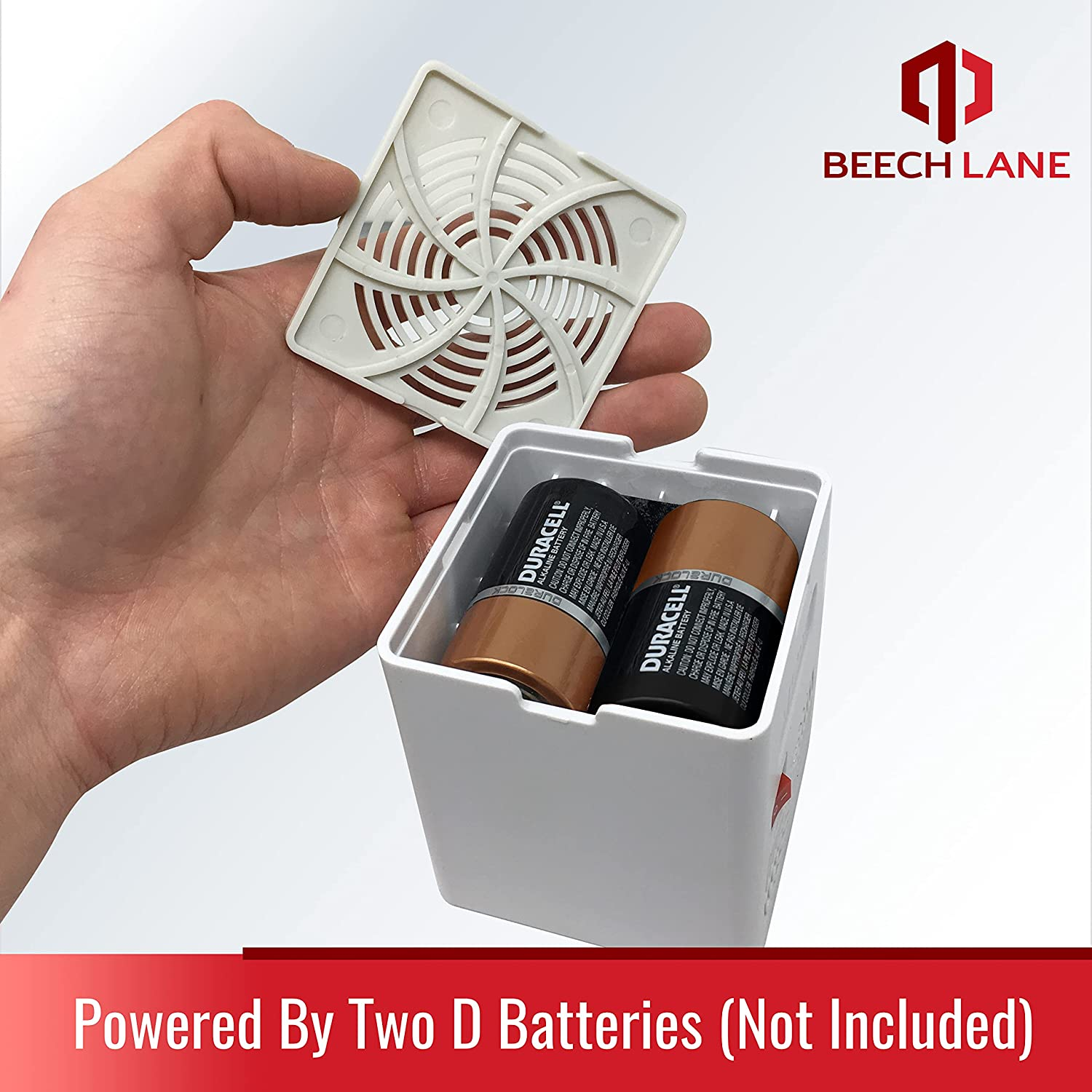 Beech Lane RV Fridge Fan, Patented, High Power 3,000 RPM Motor, Easy on and off Switch, Multiple Side Vents Increase Airflow, Durable Construction, Efficiently Cools Refrigerator (Natural) image number 5