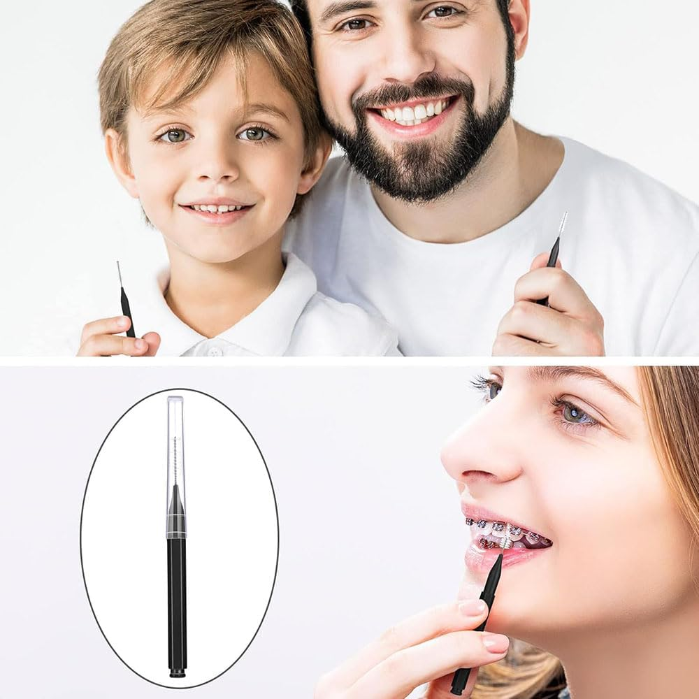 100 Pcs Micro Eyebrow Brush with Cap,Professional Brow Lamination and Eyelash Extension Tools, Dual Ended Spoolie Comb for Lash Filling,Lifting, Black Eyebrow Brushes for Salon and Home Use image number 6