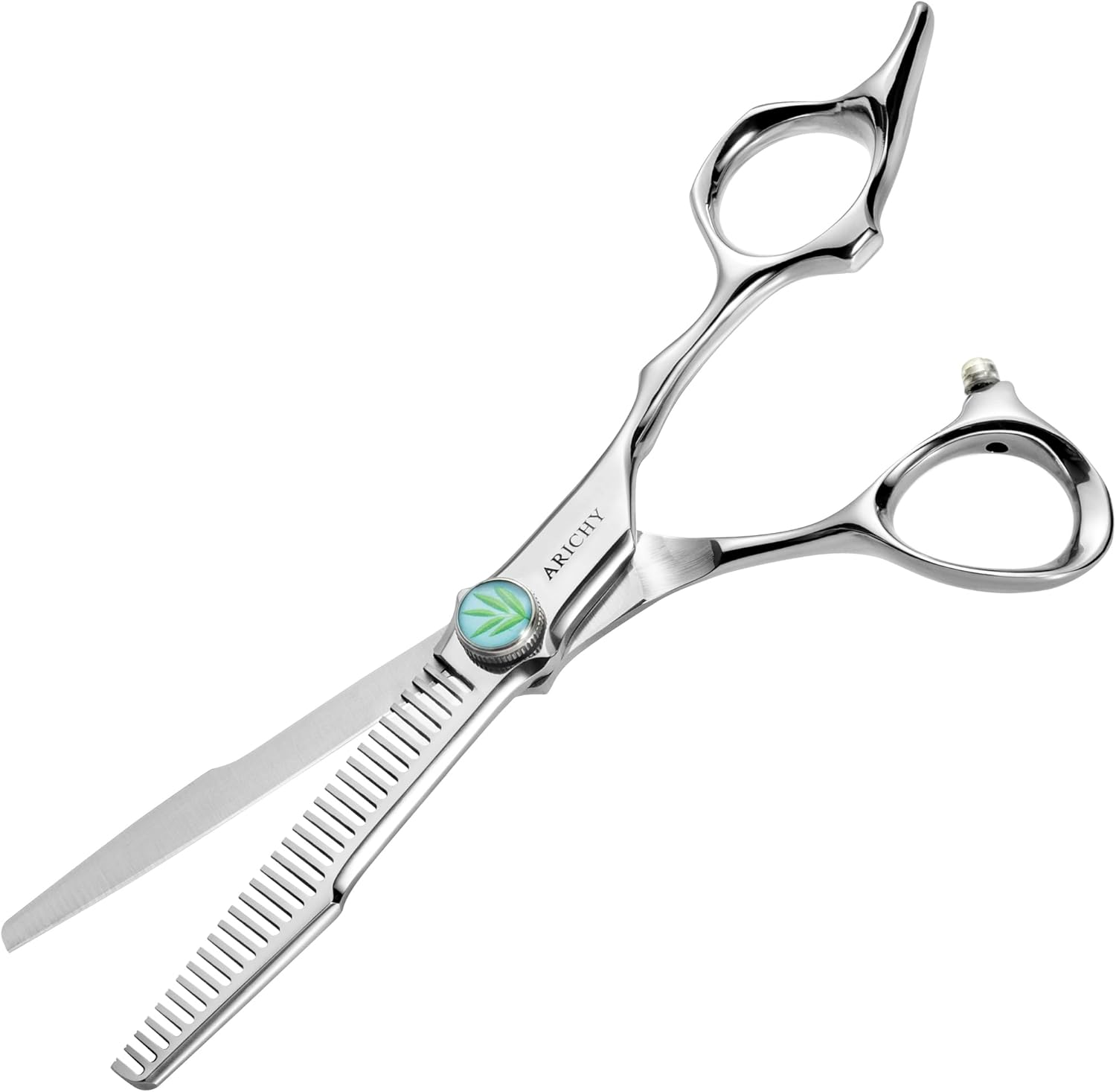 SHUNSRSW Professional 6.7" Thinning Scissors with Extremely Sharp Blades.Thinning Scissors Are Made of 440C Steel, Which Is Durable, Smooth and Sensitive.