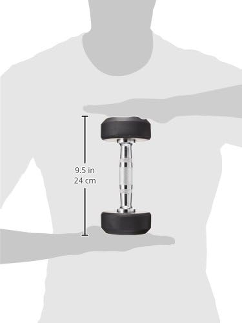 EVERNEW ETB463 Rubber Dumbbells, 8.8 Lbs (4 Kg) image number 1