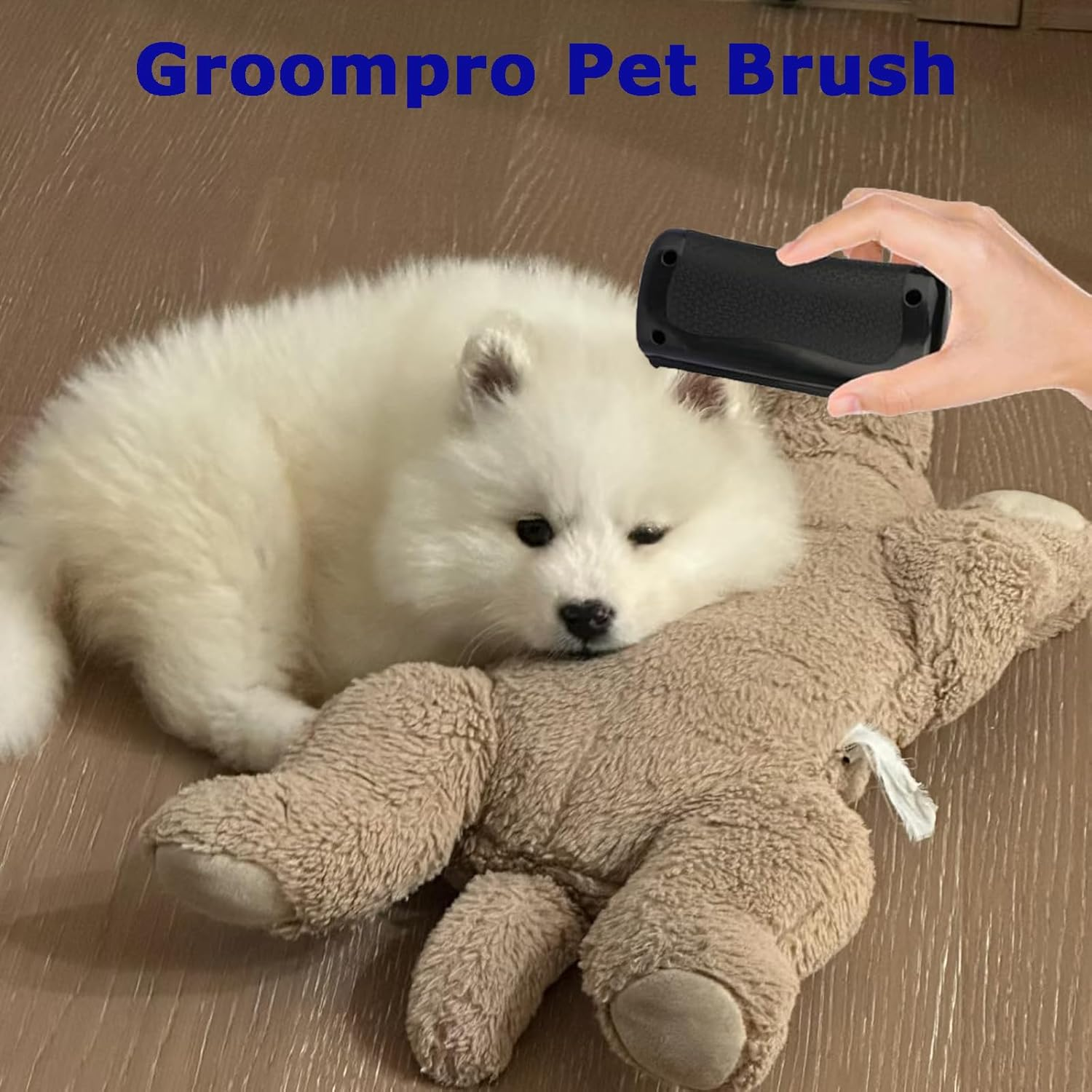 Groompro Deshedding Brush, Rhykin Brush for Pets, Shedding & Grooming Supplies, Pet Hair Removal Tool for Cats, Dogs, Rabbits, Horses image number 6
