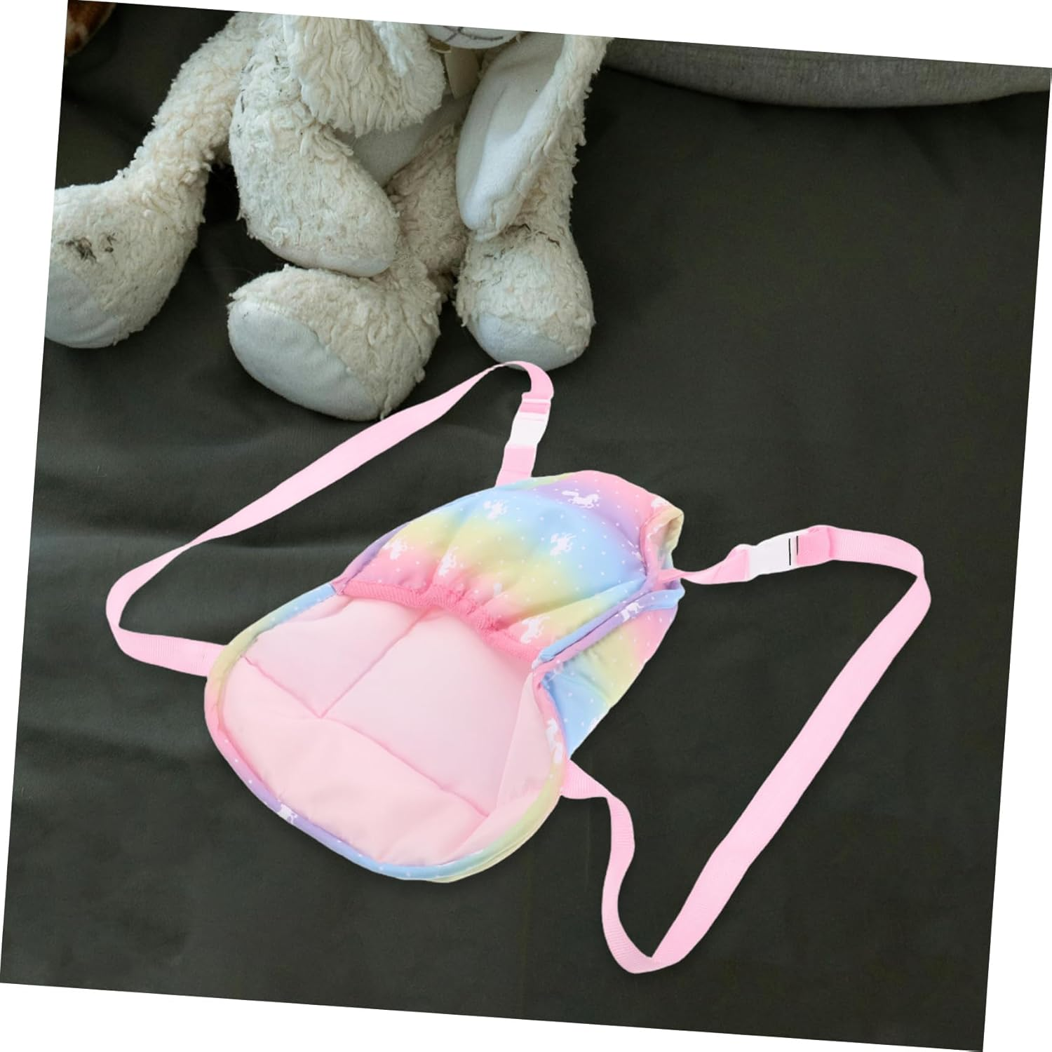 Ifundom Baby Doll Carrier Accessories Adjustable Straps Toddler Play Soft Plush Toy Baby Carrier Backpack for Kids image number 2