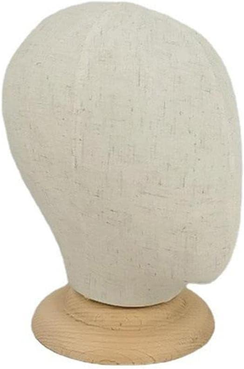 Cork and Canvas Block Head Head Manikin W/Stand Wigs Making Display Head Holder Model Rack image number 5