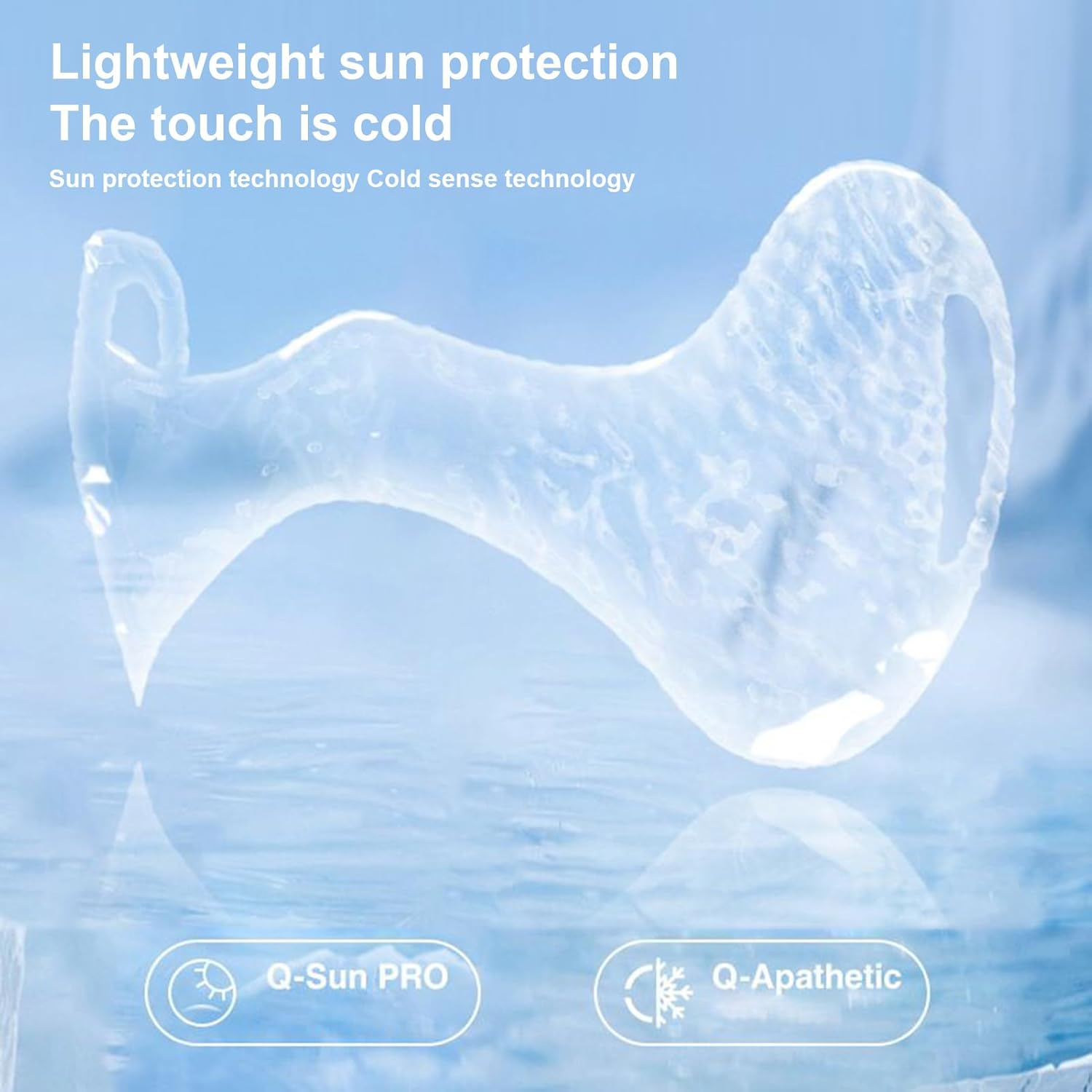 Sun Protection Face Cover | Golf Eye Patches | UV Blocking Skin Nose Sunblock for Outdoor Activities Including Vacation Hiking Running Fishing - Skin Color image number 3