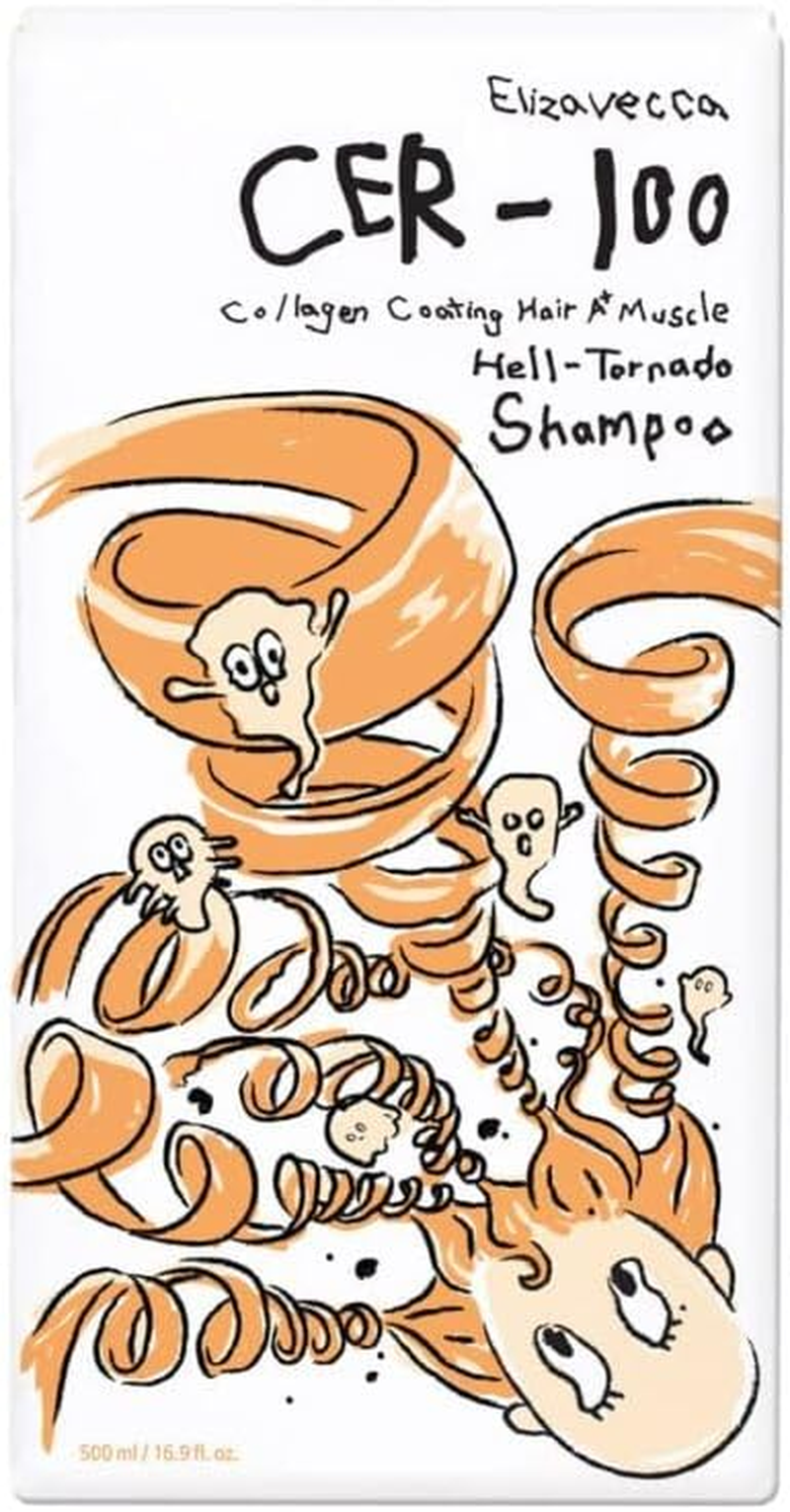 ELIZAVECCA - CER-100 Collagen Coating Hair A+ Muscle Tornado Shampoo 500Ml