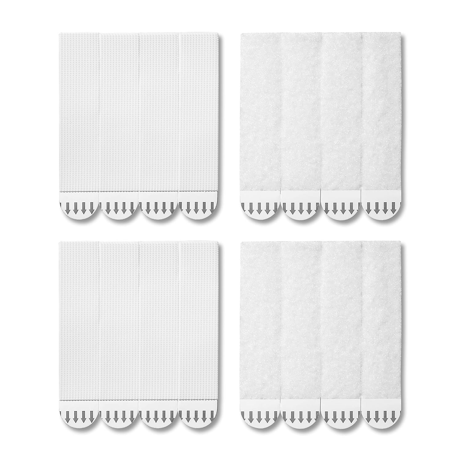 28-Pairs(56 Strips) Large Picture Hanging Strips Heavy Duty, Removable Hook and Loop Tape Picture Hanger Damage Free, Water-Resistant Adhesive Strips for Frame Hanging and Christmas Decorations image number 6