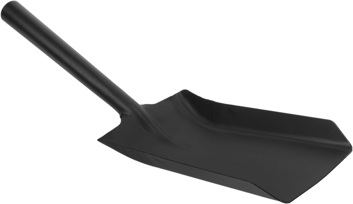 STOBAZA Fireplace Shovel Stainless Steel Ash Shovel with Handle Fireplace Scoop Coal Shovel Gardening Shovel for Wood Stove Hearth Cleaning Black image number 4