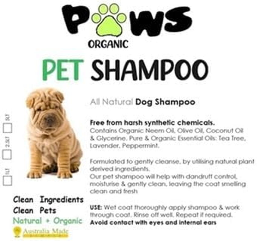 Paws Organic Dog Shampoo with 3 Added Essential Oils - 4 Litres image number 2