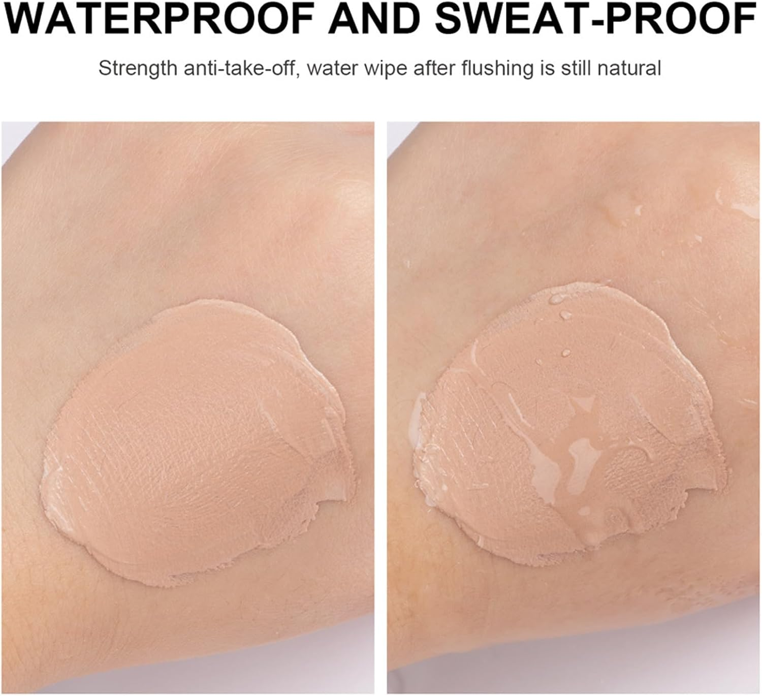 CC Cream - Lightweight Foundation and Hydrating Serum for Even Tone, Texture Refinement, Makeup and Care - 45Ml (Drak Color) image number 3