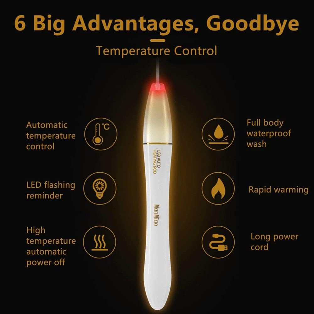 Nuhui AUTO Heater Stick Warmer LED Indicator Heating Stick AUTO 38 Control 4-5 Minutes Heating Portable Carry Ceoheat USB Hands Warmer image number 3