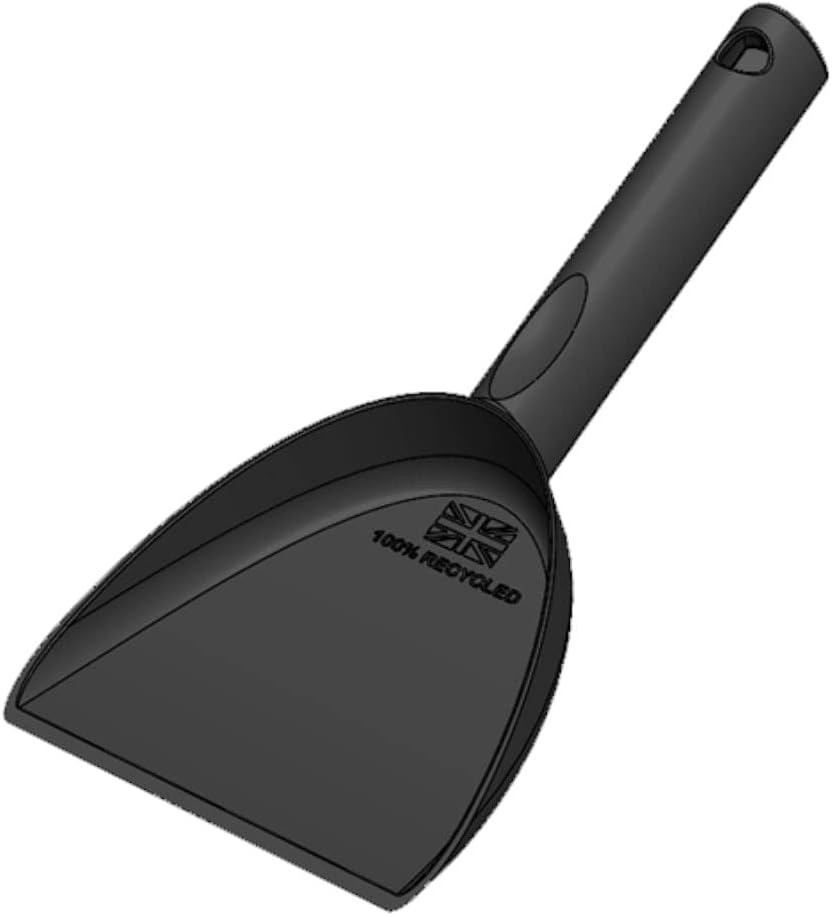 100% Recycled Dog Poo Cleaner Poop Scooper Pooper Scoop Waste Bag Shovel 21Cm for Small Medium Size Dogs Pet Biodegradable Outdoor Pooch Garbage Picker Dispenser Puppy Walk Holder Portable Collector image number 5