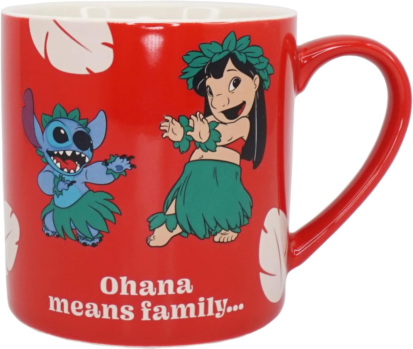 Disney Gifts - Lilo & Stitch (Ohana), Disney Mug, Red, 310Ml (Capacity) image number 2