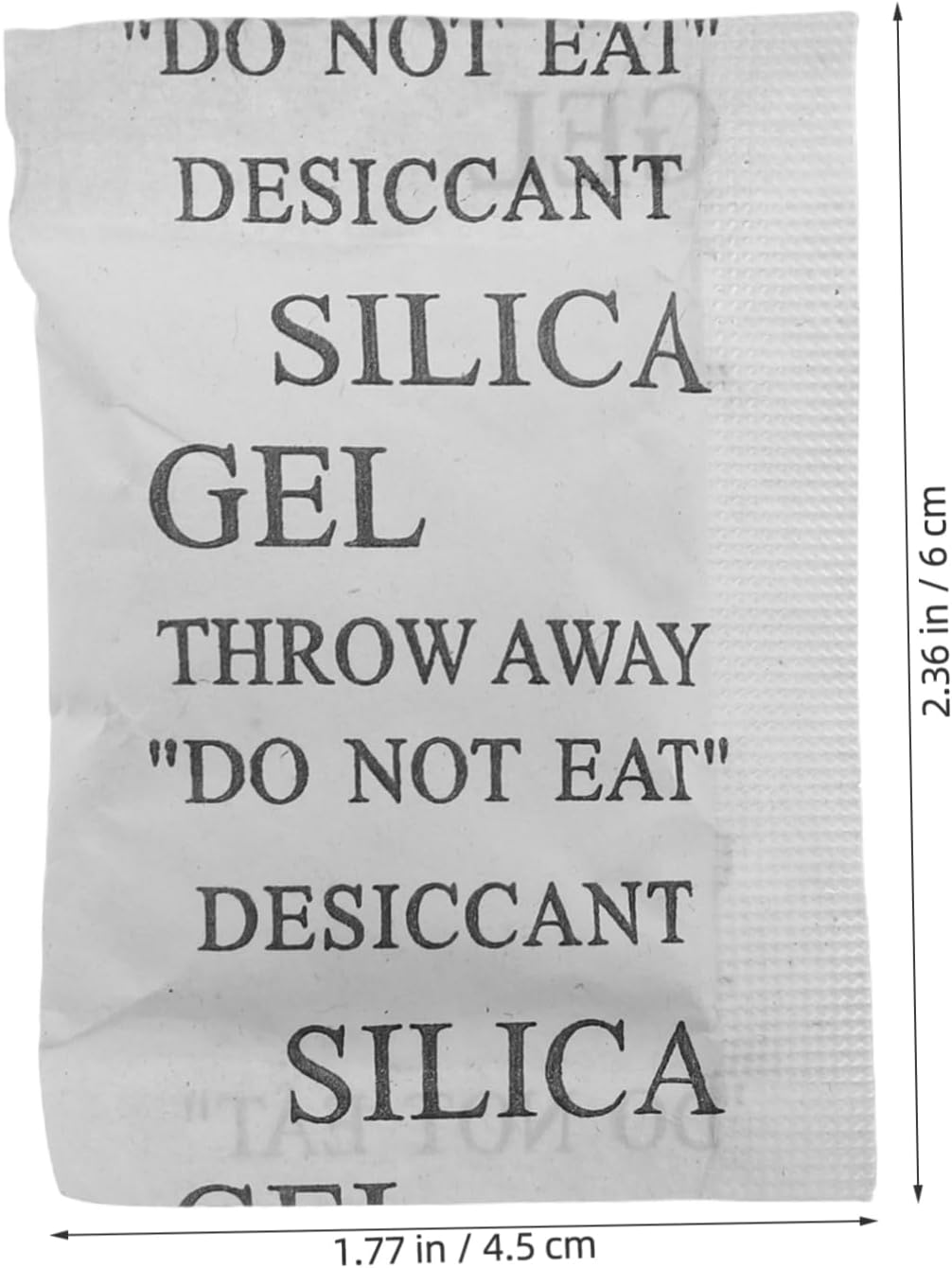 BATHVEVE Silica Gel Bags 50 Packets Moisture Control Storage for Electronics Clothing Shoes Jewelry and Food image number 3