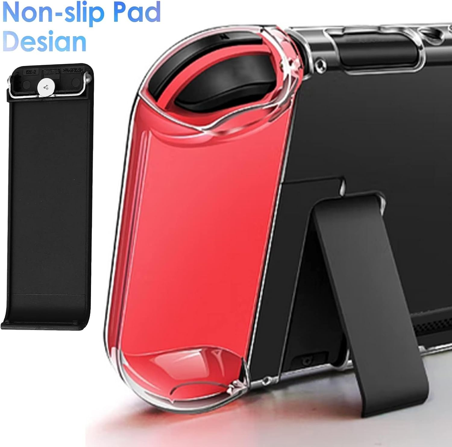 2Pcs Replacement Kickstand for Nintendo Switch Back Stand Replacement Kickstand Backs Shell Holder Bracket Compatible with Switch Console image number 1