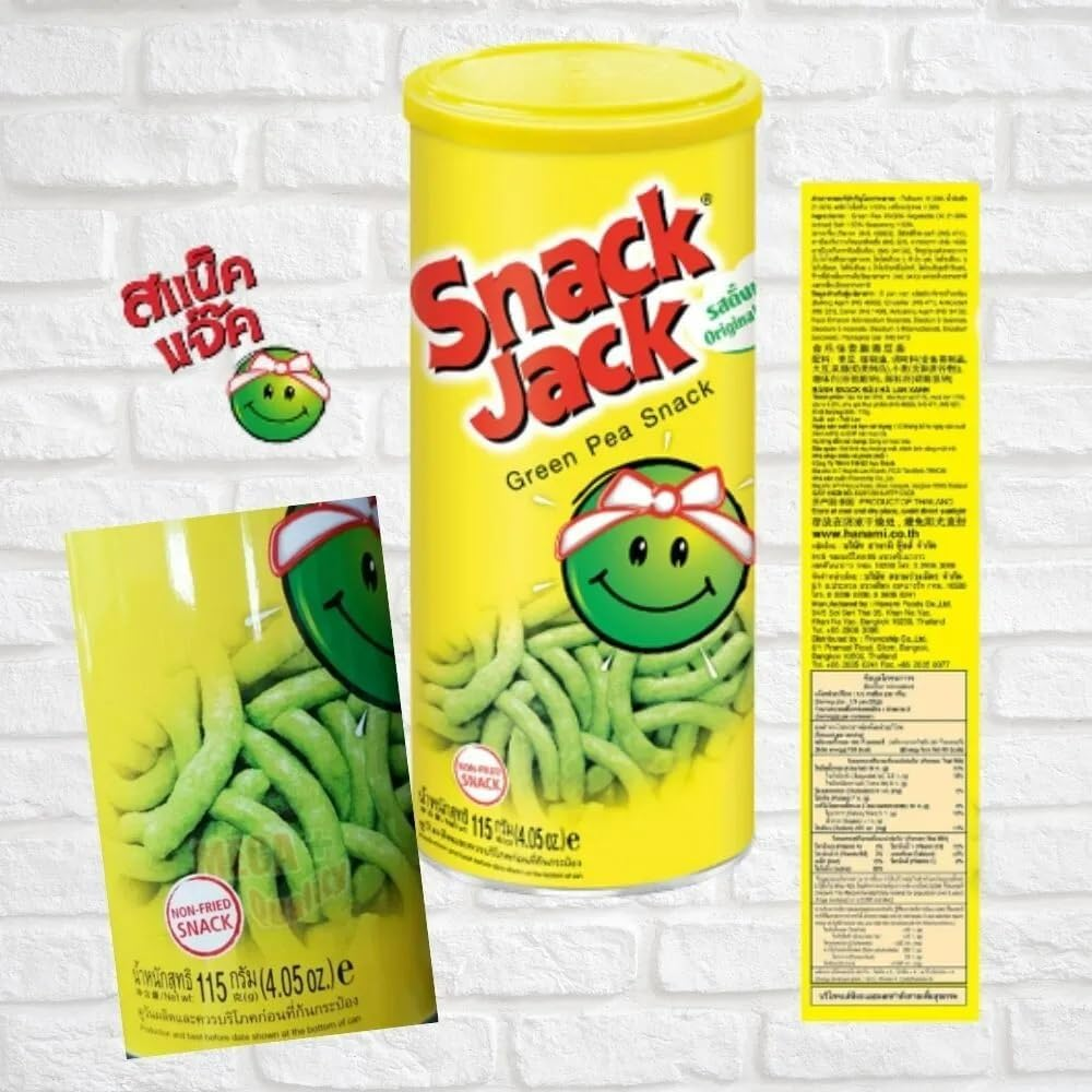 Snack Jack Green Pea Snack 115 G image number 1