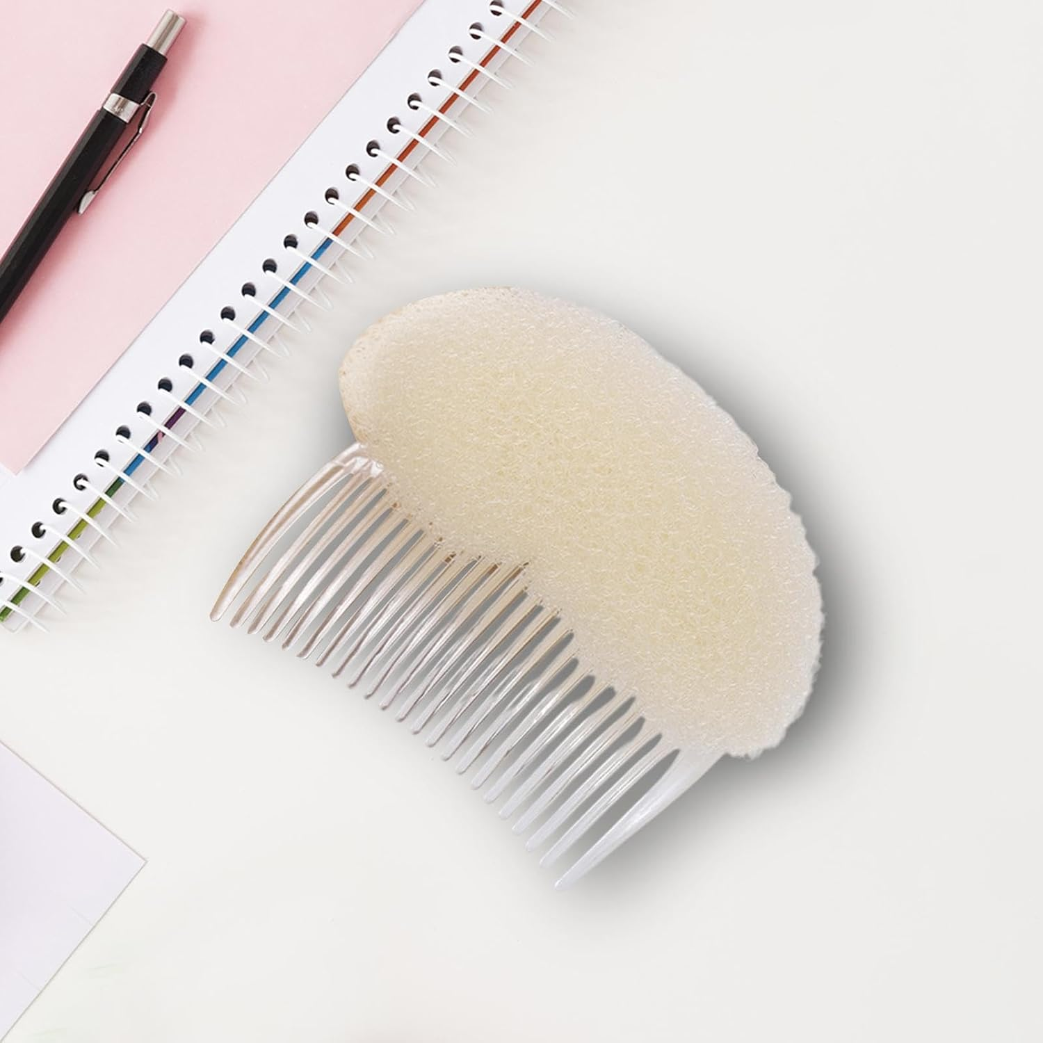 Harayaa Volume Bump Hair Piece Volume Hair Styling Set Professional Hair Volume Bump Inserts for Salon, White, S image number 6