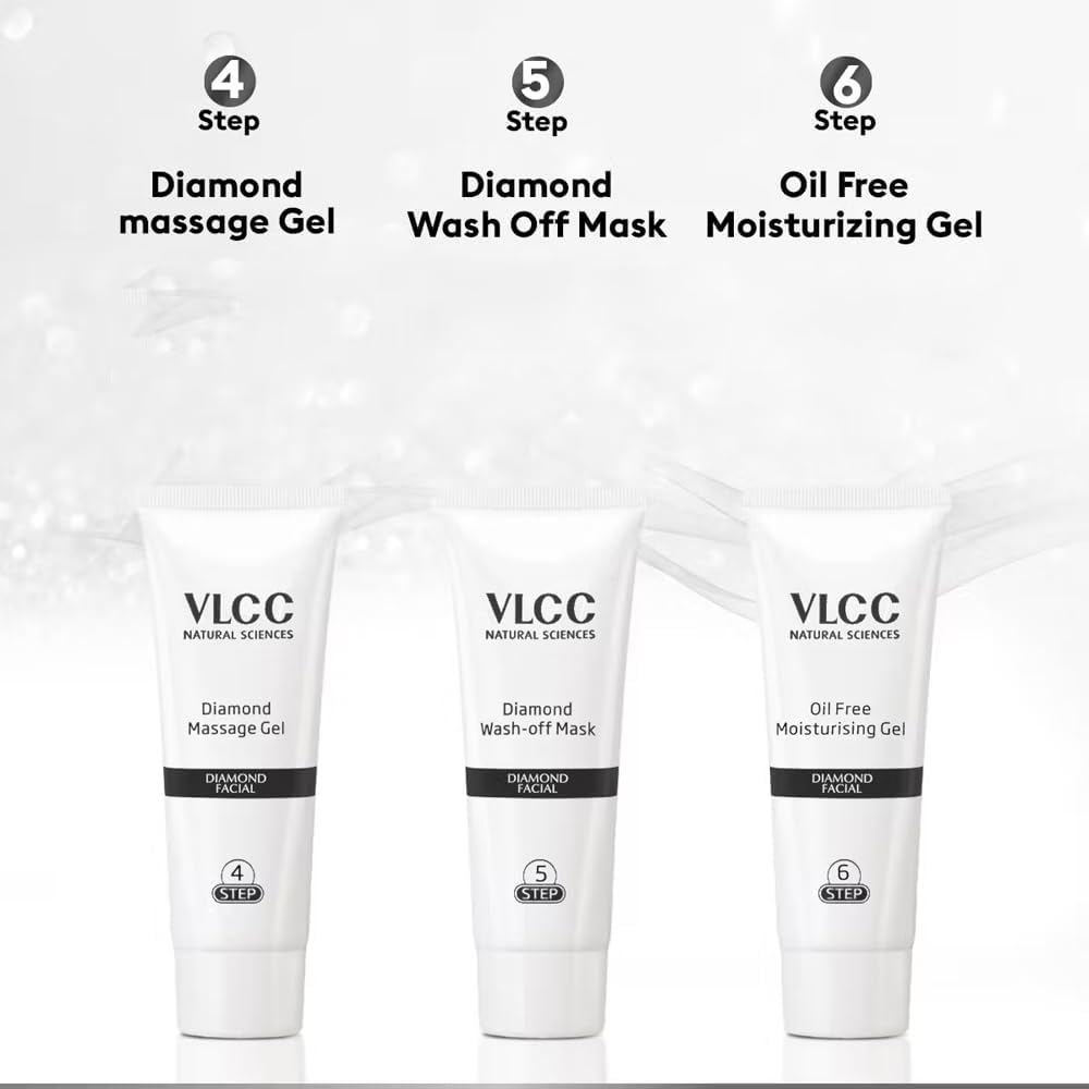 VLCC Premium Diamond Facial Kit 300 G image number 5