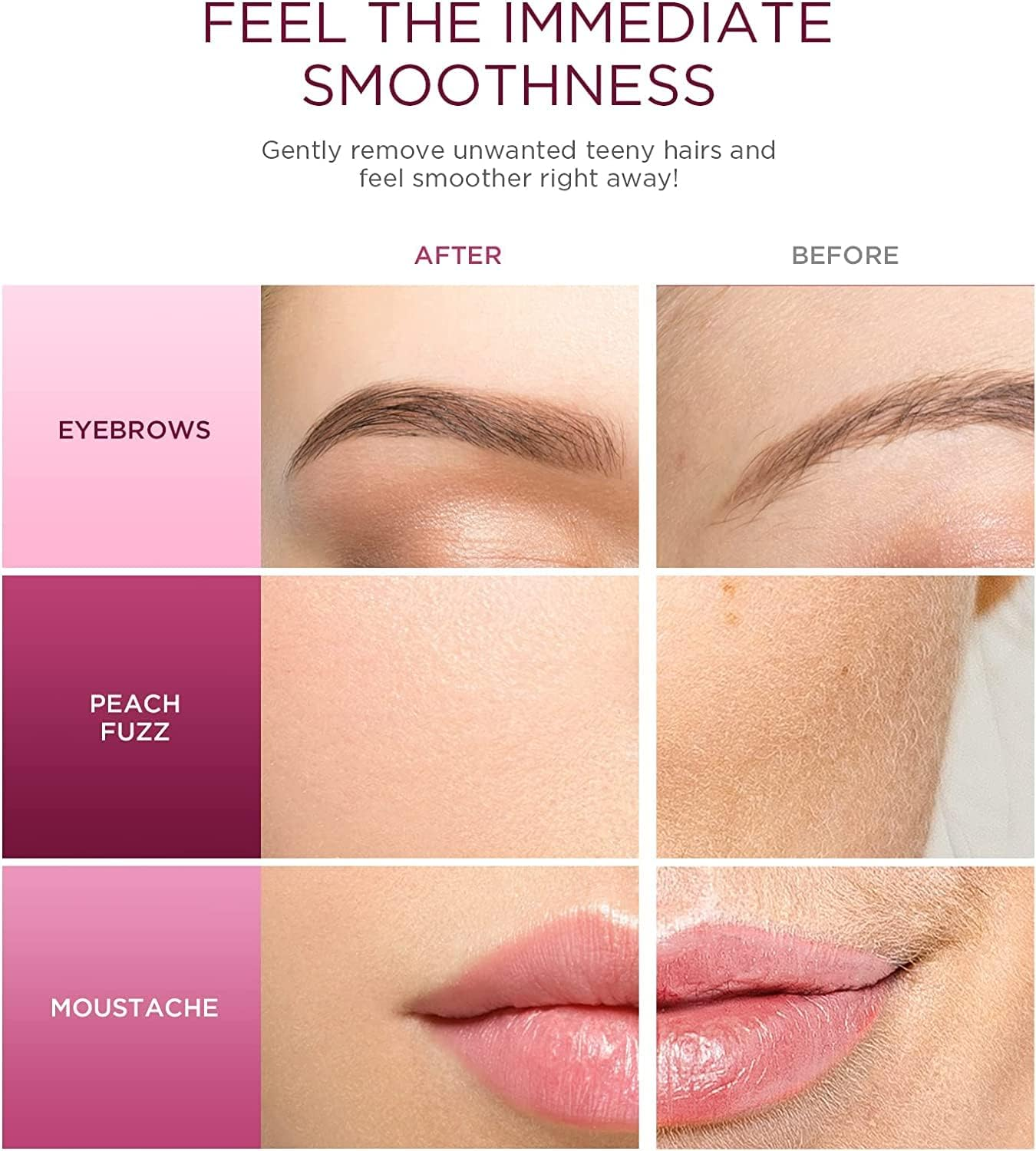 Dermaplane Razor,Face Razors for Women,Professional Dermaplaning Tool for Peach Fuz,Gentle Skin Exfoliation Blade (3Pcs) image number 1