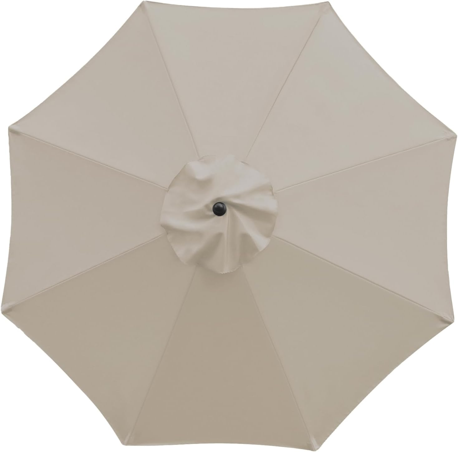 Sunnyglade 9Ft Patio Umbrella Canopy Market Umbrella Top Outdoor Umbrella Canopy with 8 Ribs - Black And White image number 4