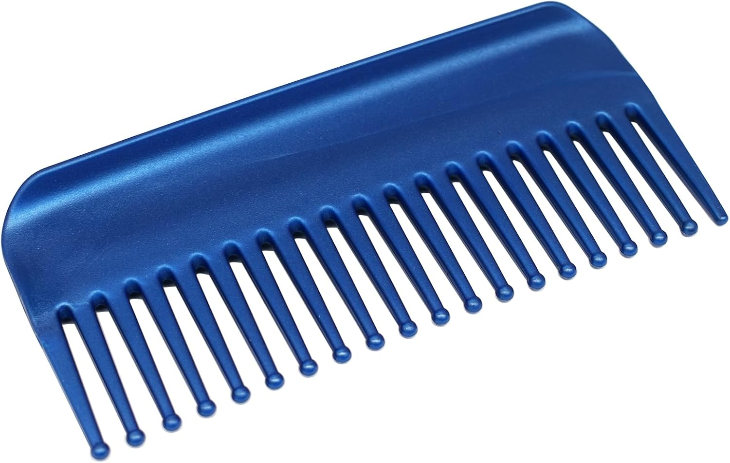 Professional Detangling Wet Comb, Standable Wide Tooth Hair Styling Comb for Men Women Pompadour Long Straight Curly Wavy No Handle Shampoo Comb for Travel, Gymbag, Purse, Home, Office (Trans-White)