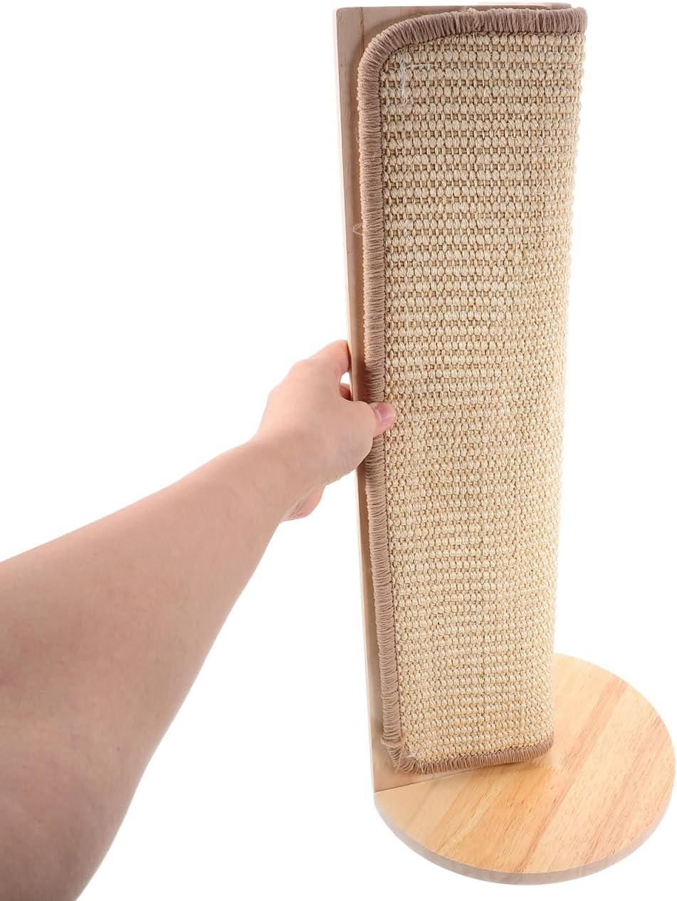 Kisangel Cat Scratching Post, Natural Sisal Scratcher Corner, Sofa Guard Furniture Protector Pad for Minimalist Design image number 4