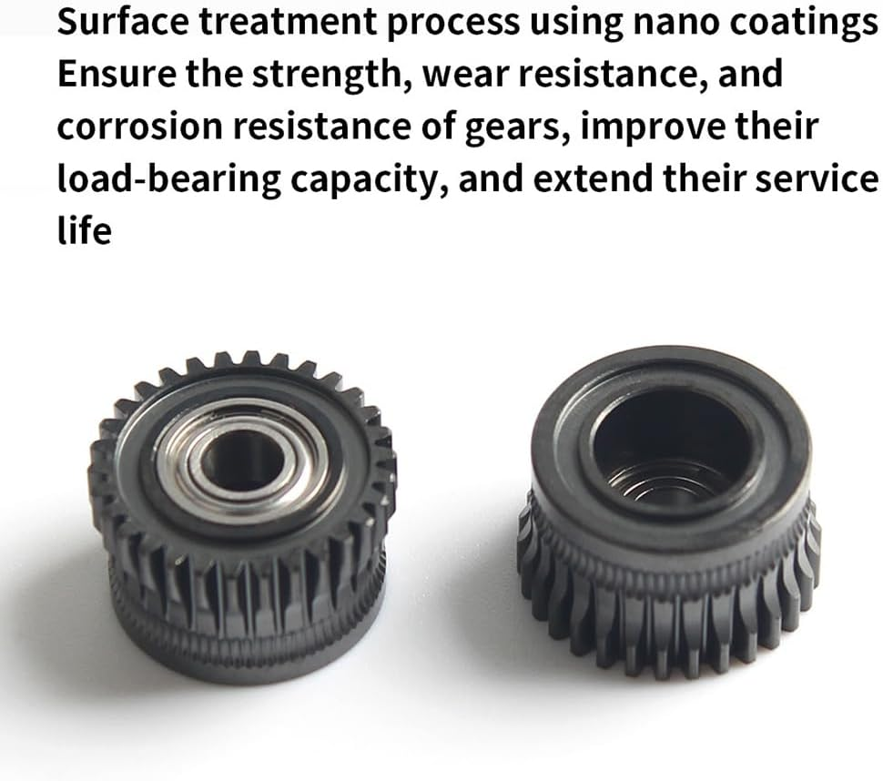 All Metal Extruder Gear -Coated High Hardn Filament Drive Gear Compatible with K1/K1MAX/K1C 3D Printers Suitable for Various Filaments PLA/ABS/PETG 3D Printer Accessories Parts image number 6