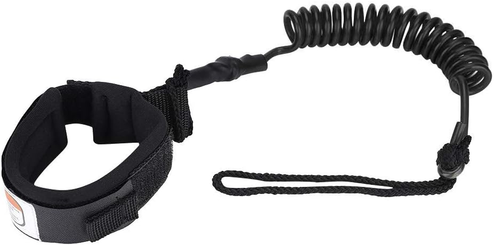 Surfing Bodyboard Ankle Leash,Stand up Paddle Board 5Mm Coiled Spring Leg Foot Rope Surfing Leash for Surfboard Leash Coiled Foot Coiled Stand up Paddle Board(Black) image number 4