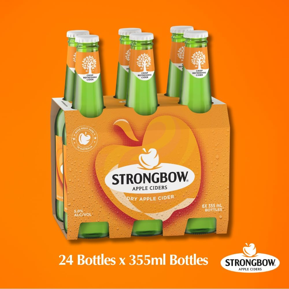 Strongbow Dry Apple Cider Bottle 355 Ml 4 X 6 Pack image number 3