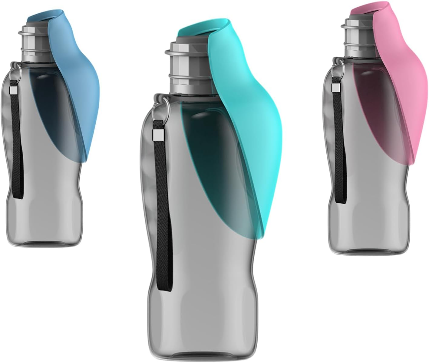 Hoclauho Dog Drinking Bottle, 800 Ml, Foldable, Leak-Proof Water Bottle for Dogs on the Go with Bowl, Bpa-Free, Antibacterial, Ideal for Walks, Travel, Car Trips image number 1