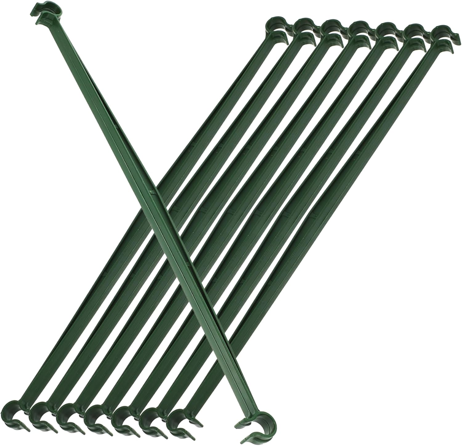 Kisangel 36Pcs Stakes and Supports Plant Support Rack for Gardening Cage DIY Stake Arms Plant Cage Trellis Connectors image number 3