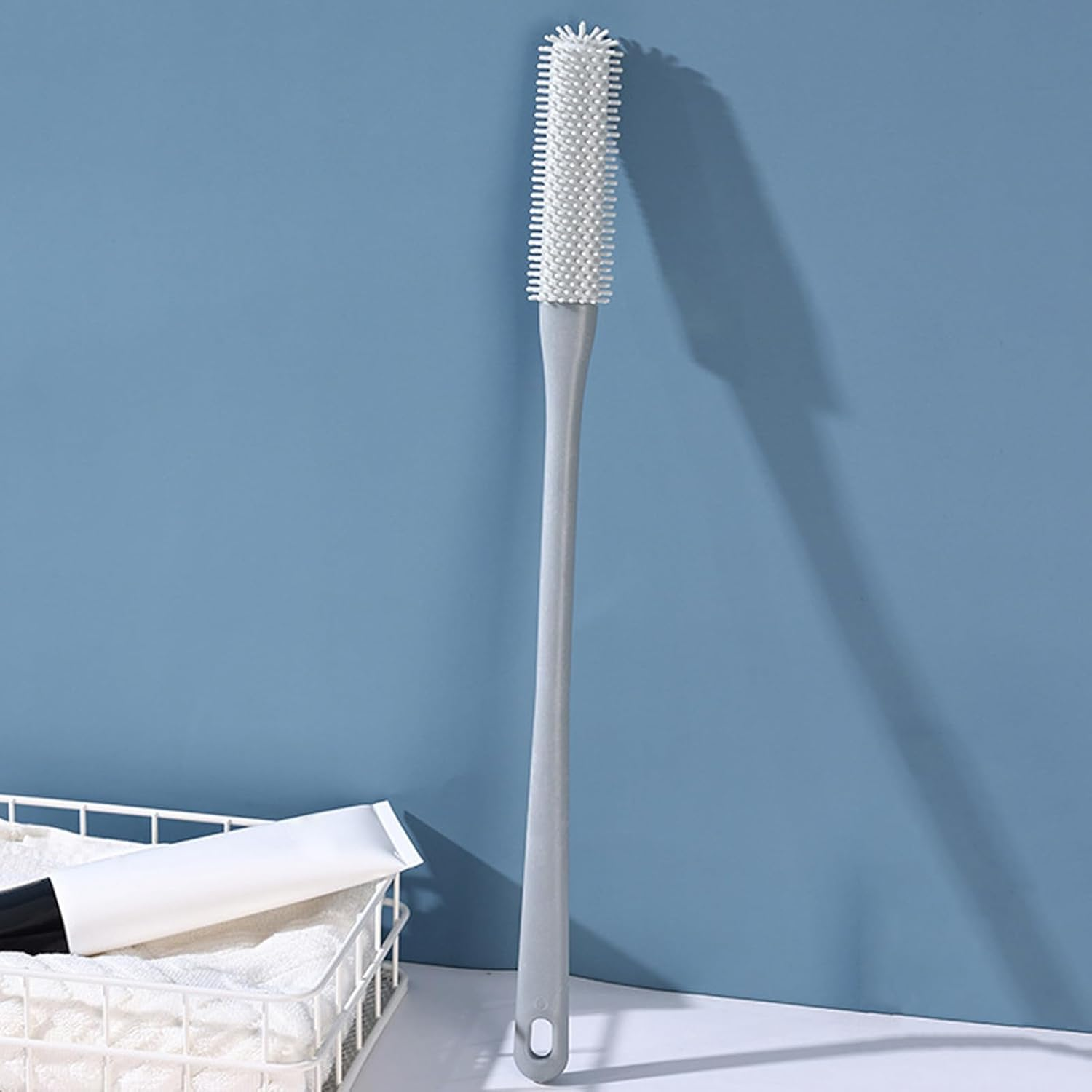 Hjatirace Toe Scrubber Brush | Nail Brush for Cleaning Fingernails | Toe for Shower with Long Handle, Foot Scrubber in Shower, Deep Cleaning for Elderly Seniors image number 2