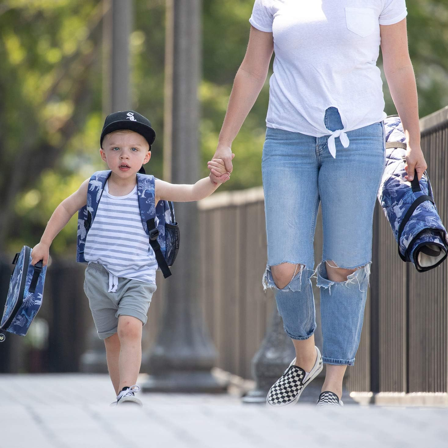 Urban Infant Tot Cot Kids Nap Mat - Toddler Preschool Daycare Bedding Cover with Blanket and Pillow image number 4